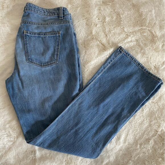 Talbots Signature Women's Boot Cut Blue Jean‎ Sz 8P - Picture 2 of 9